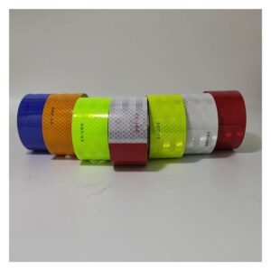Reflective tape color range in blue yellow fluorescent white and red