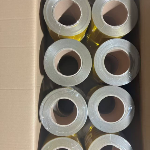 Reflective tape rolls prepared in export cartons