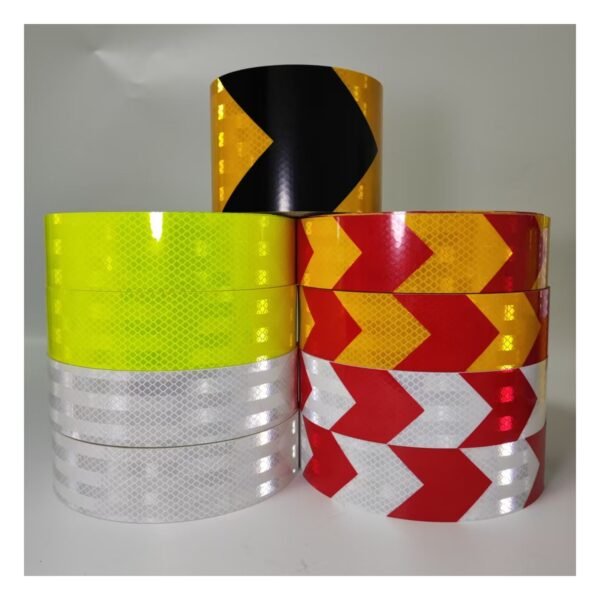 Reflective tape color and pattern selection reference