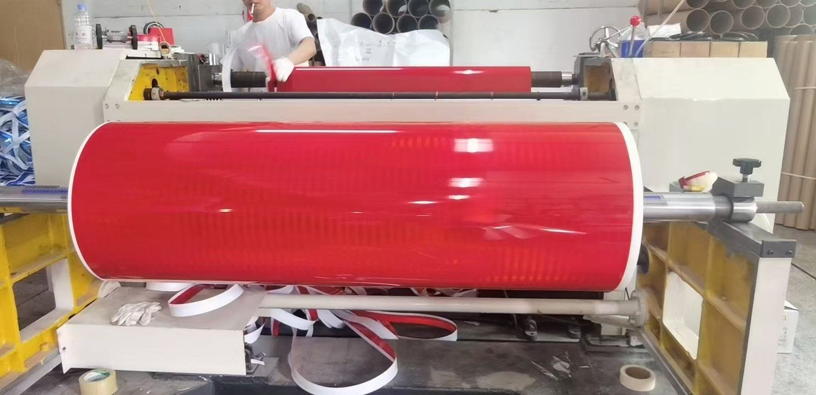 Grade 2 Microprismatic Reflective Sheeting for Road Traffic Signs — Production process view 4