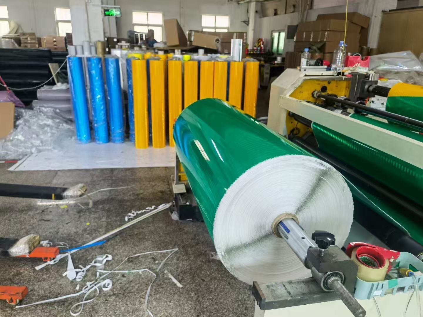 Grade 2 Microprismatic Reflective Sheeting for Road Traffic Signs — Production process view 5