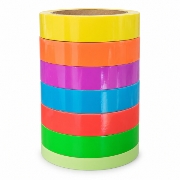 Colored PET Glow-in-the-Dark Tape – 6-Hour Afterglow