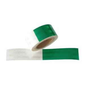 Alternating Green and White Sections