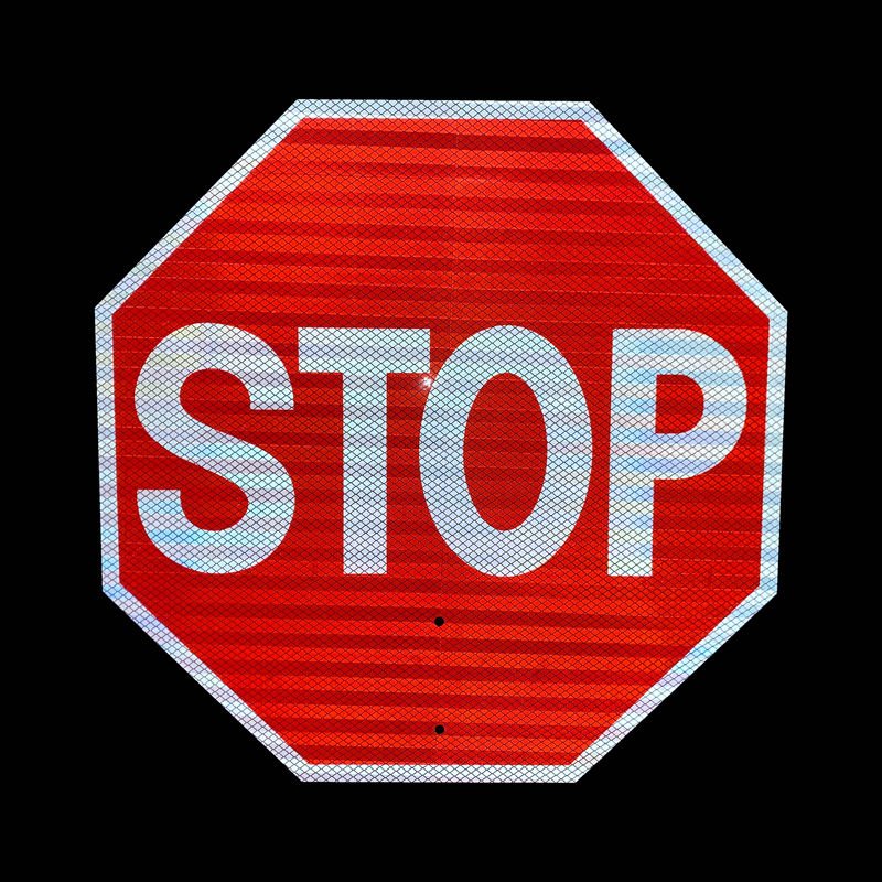 Reflective Sign Face