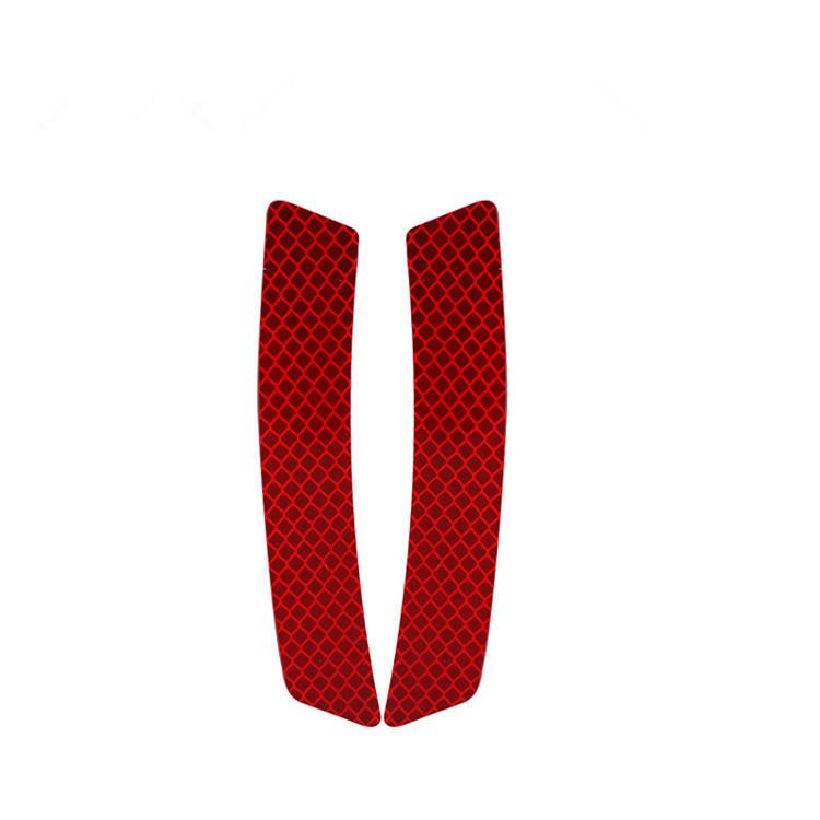 Red Curved Decal Pair