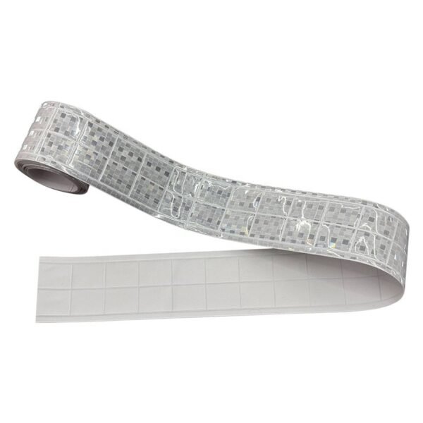 White Reflective Tape Detail