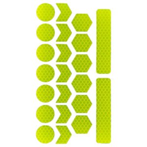 Fluorescent Yellow Shape Set