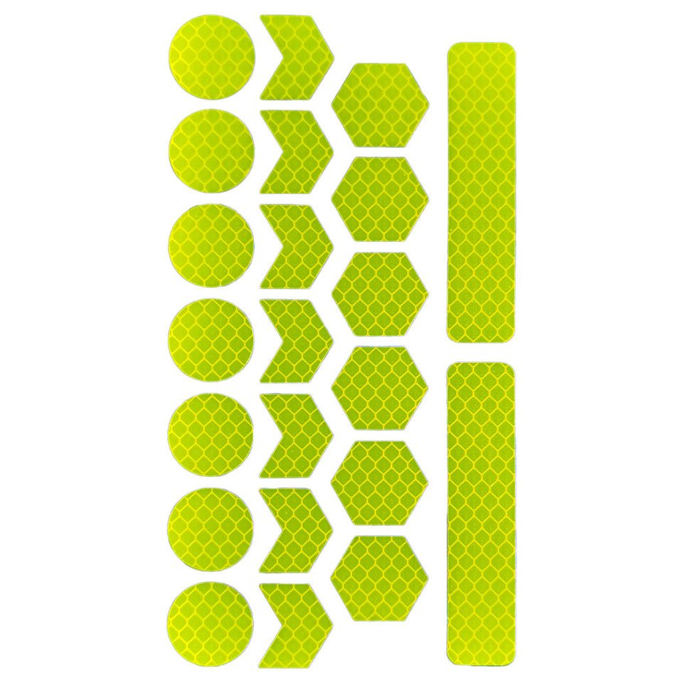 Fluorescent Yellow Shape Set