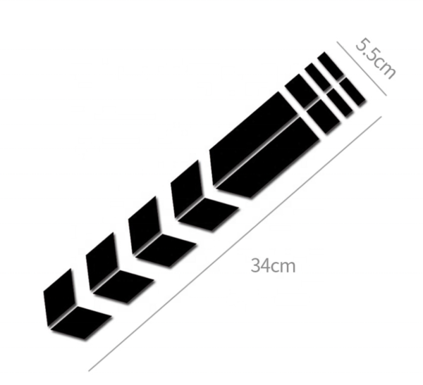 Die-Cut Arrow Layout