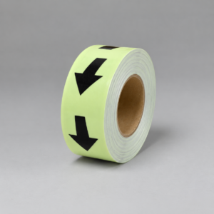 Black Arrows glow-in-the-dark tape roll