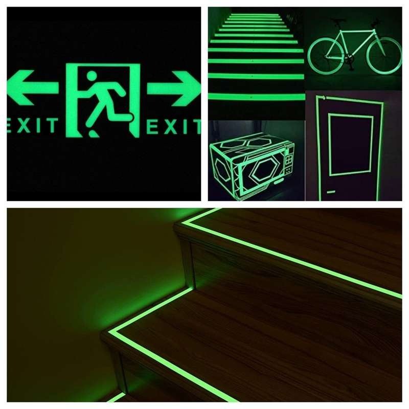 Green Photoluminescent Sticker Film for Guidance Graphics — product detail