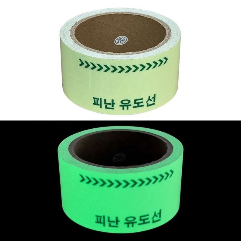 Korean-Language Photoluminescent Exit Guidance Tape — product detail