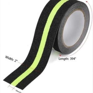 Anti-slip tape with illustrated width and length dimensions