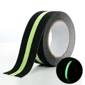 Anti-Slip Stair Tape with Glow-in-the-Dark Center Stripe — product detail