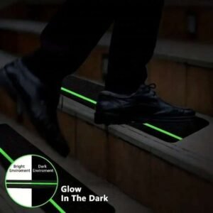Anti-Slip Stair Tape with Glow-in-the-Dark Center Stripe — product detail