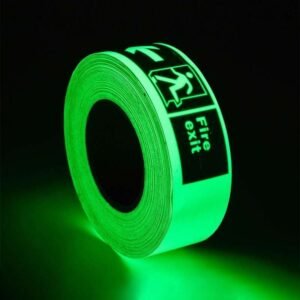 Fire exit luminous tape roll after light charging