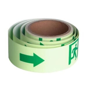 Printed Luminous Fire Exit and Direction Tape — product detail
