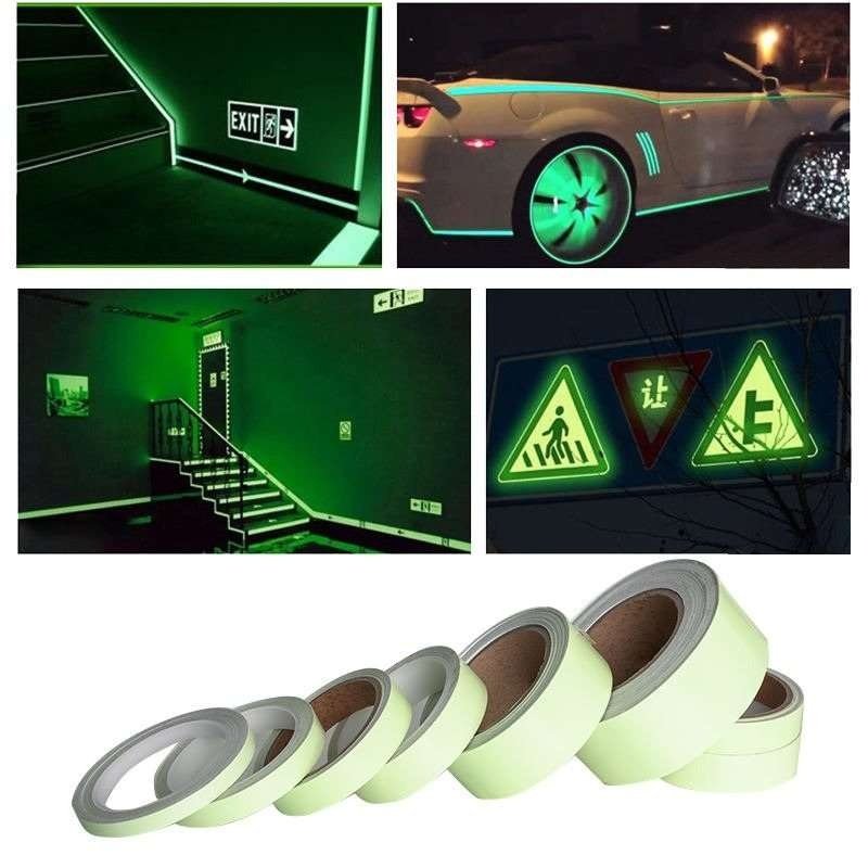 Printed Luminous Fire Exit and Direction Tape — product detail
