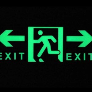 PET or PVC Luminous EXIT and Warning Tape — product detail