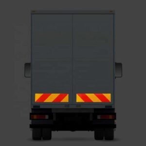 Diagonal Red and Yellow Reflective Vehicle Marker Panels — product detail