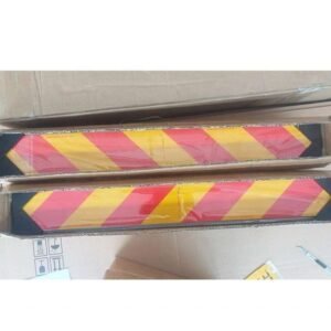 Diagonal Red and Yellow Reflective Vehicle Marker Panels — product detail