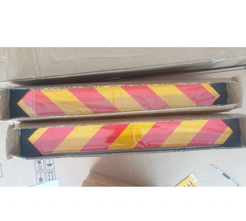 Diagonal Red and Yellow Reflective Vehicle Marker Panels — product detail