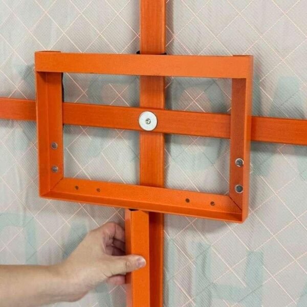 Rear mounting bracket of the roll-up sign stand