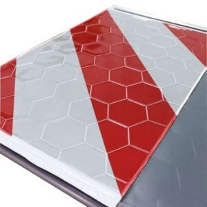 Red and White Reflective Tail Lift Warning Flags — product detail