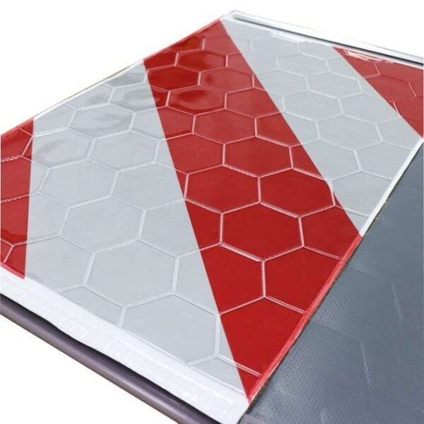 Red and White Reflective Tail Lift Warning Flags — product detail