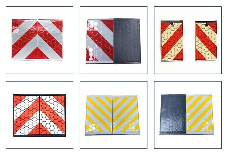 440 × 260 mm Reflective Tail Lift Marking Flags — product detail