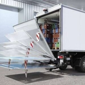 Yellow and White Reflective Tail Lift Warning Flags — product detail