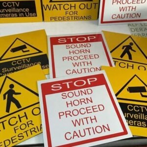 Custom Printed PVC Fire Extinguisher Signs — product detail