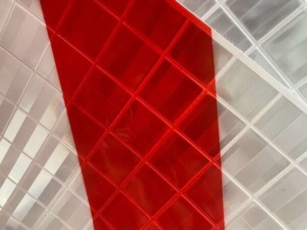 Red and White Reflective Tail Lift Warning Flags — product detail
