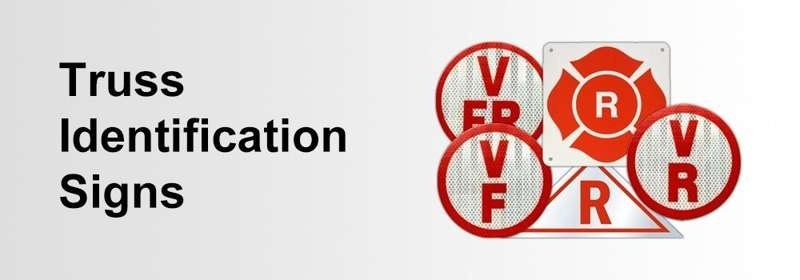 Reflective Circular Truss Identification Stickers — product detail