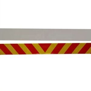 Chevron reflective strip front and plain backing view
