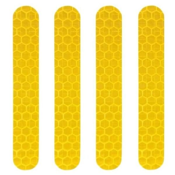 Close view of rounded ends and hexagonal surface pattern