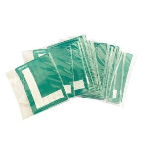 Green and White Reflective L Driver Stickers — product detail