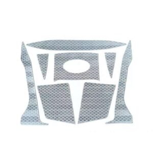Six-Strip Reflective Bicycle and Helmet Sticker Kits — product detail