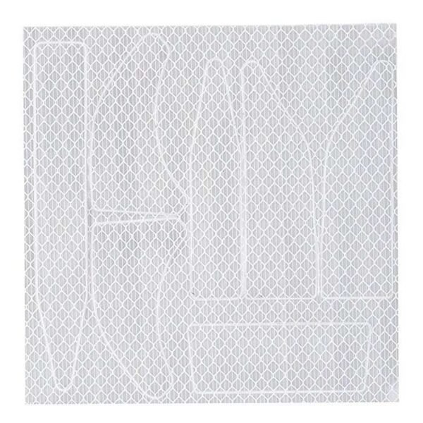 Reflective sticker surface pattern