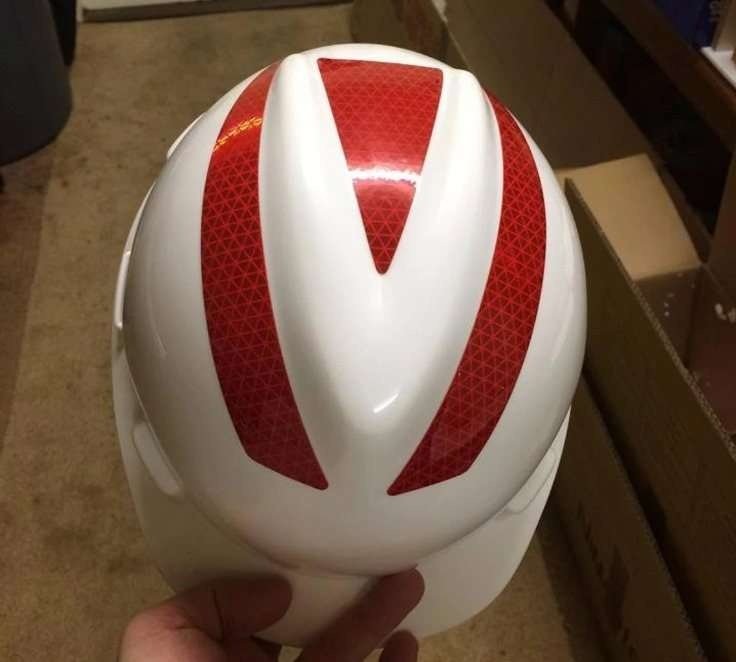Six-Strip Reflective Bicycle and Helmet Sticker Kits — product detail