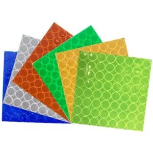 Six-Strip Reflective Bicycle and Helmet Sticker Kits — product detail