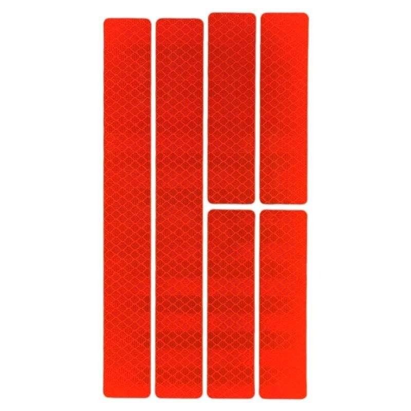 Custom reflective arrow and strip die-cut design reference