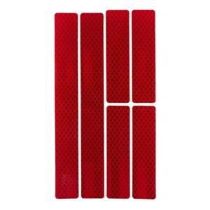 Six-Strip Reflective Bicycle and Helmet Sticker Kits — product detail