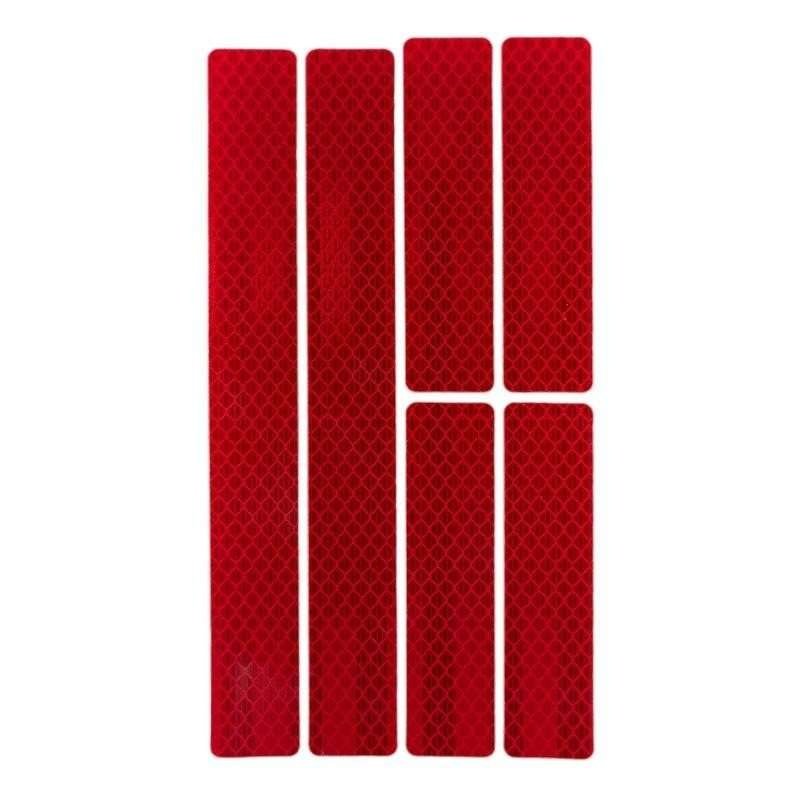 Six-Strip Reflective Bicycle and Helmet Sticker Kits — product detail