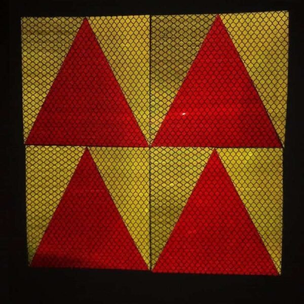 Fluorescent Reflective Triangle Probation Plates — product detail
