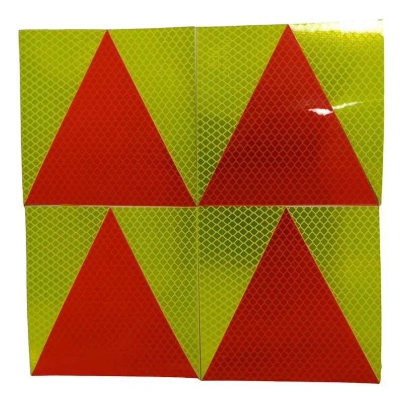 Fluorescent Reflective Triangle Probation Plates — product detail