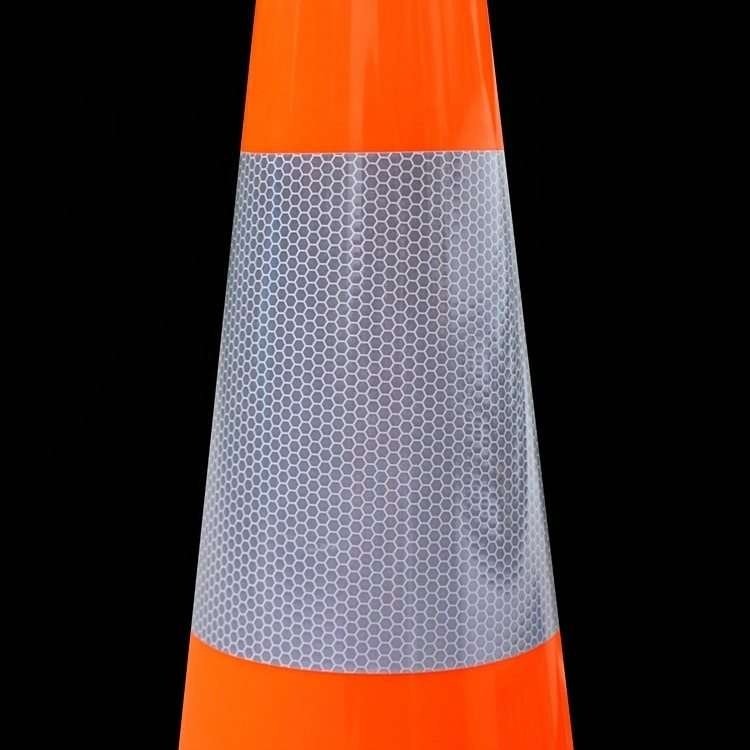 Flexible Prismatic Reflective PVC Sleeves for Traffic Cones — product detail