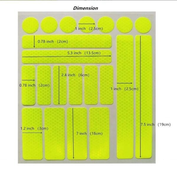 Reflective Sticker Kits for Bicycles and Cars — product detail