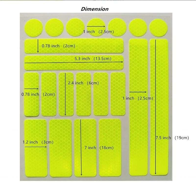 Reflective Sticker Kits for Bicycles and Cars — product detail