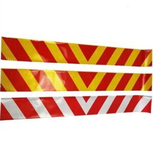 Red-Border Yellow Reflective Rear Marker Panels — product detail